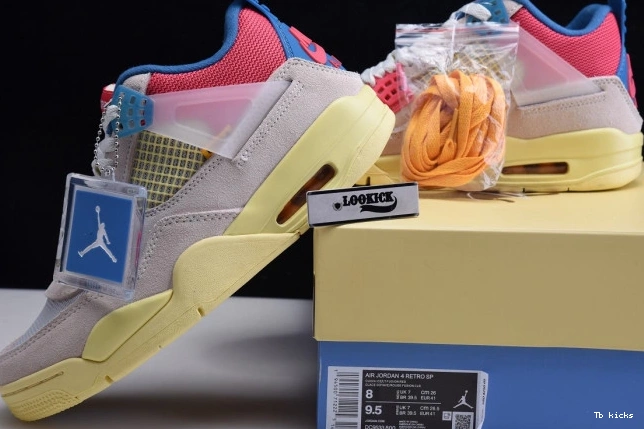 Cheap TBK Jordan 4 Retro Union Ice Air Guava DC9533-800 0818